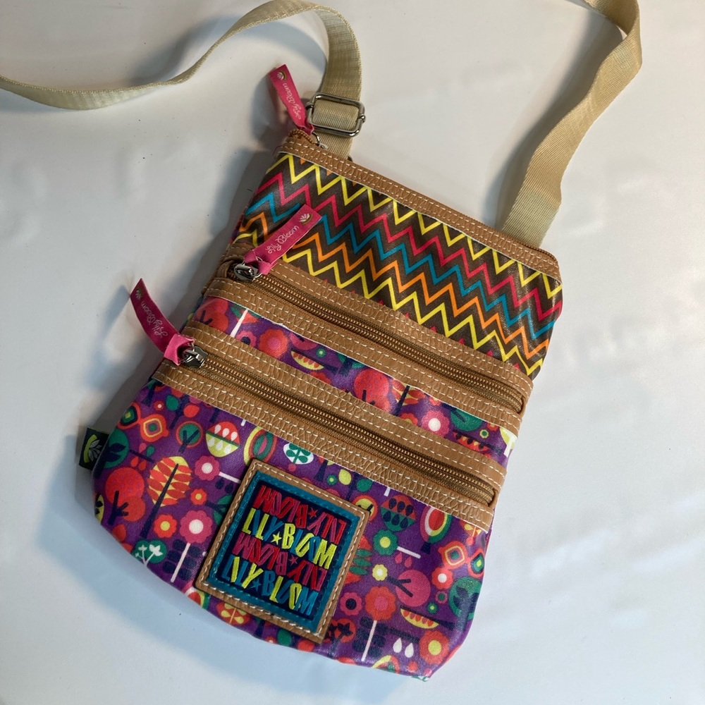 Lily Bloom floral crossbody bag